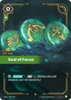 Seal Of Focus