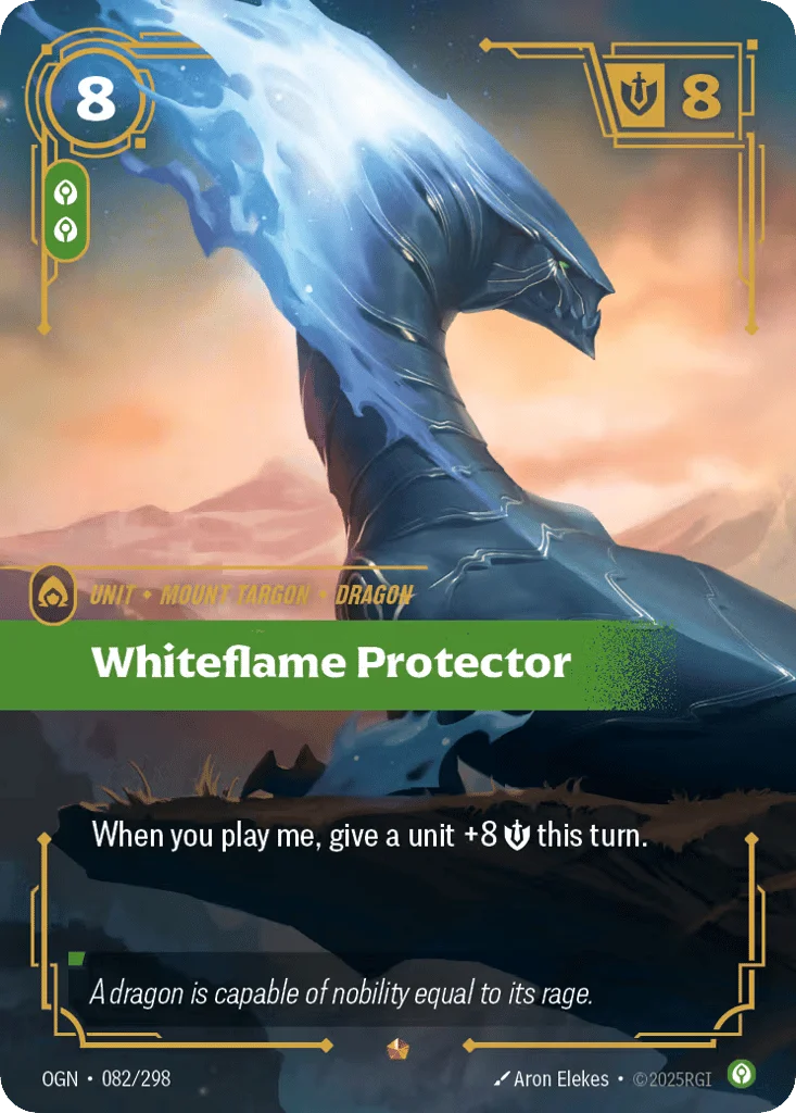 Whiteflame Protector · Origins