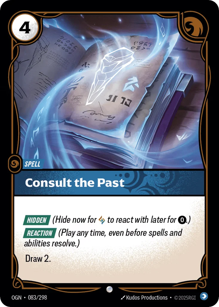 Consult The Past · Origins