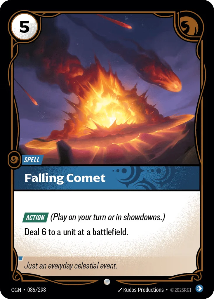 Falling Comet · Origins