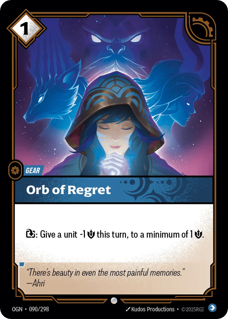 Orb Of Regret · Origins
