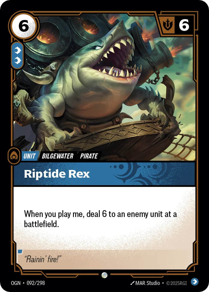 Riptide Rex · Origins