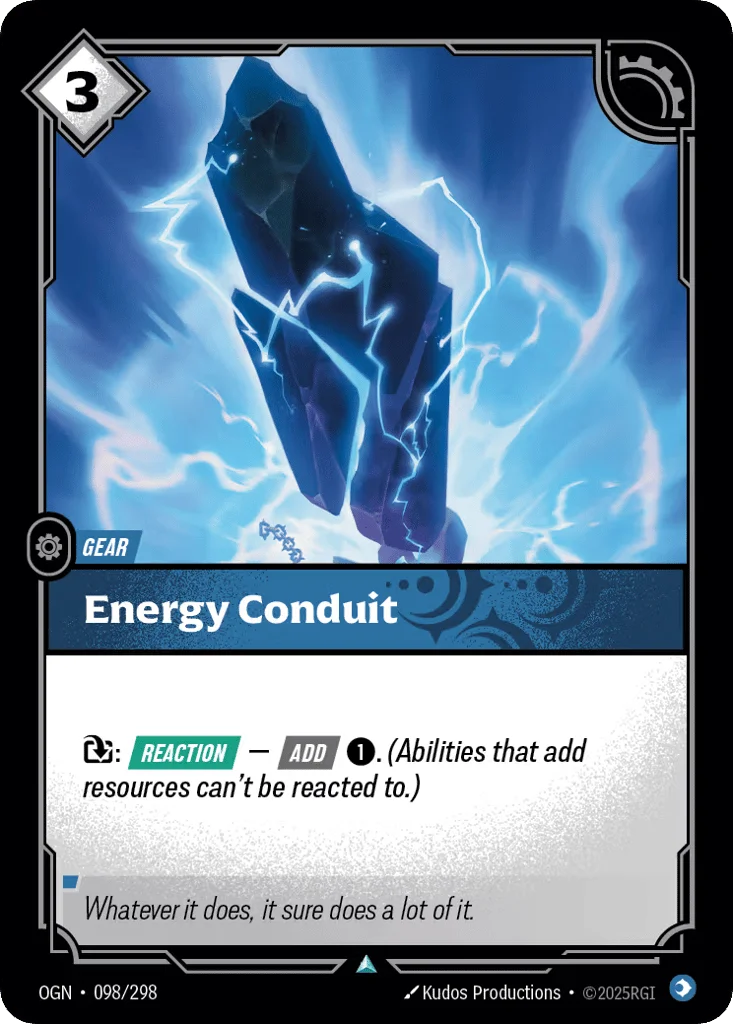 Energy Conduit · Origins