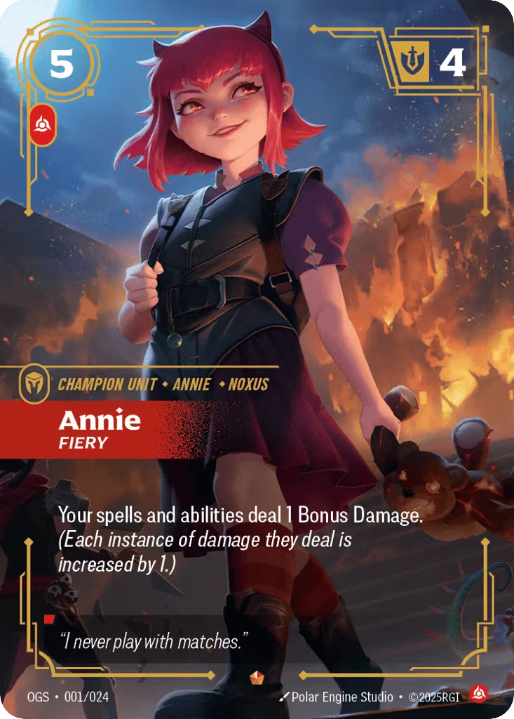 Annie, Fiery · Proving Grounds
