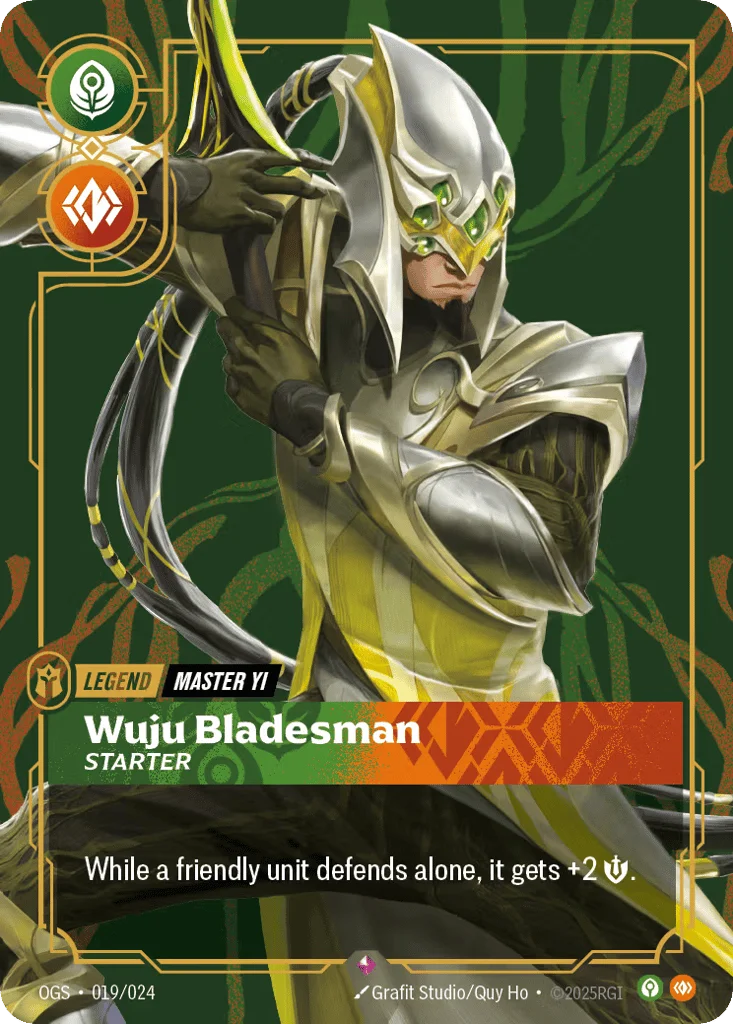 Wuju Bladesman - Starter · Proving Grounds