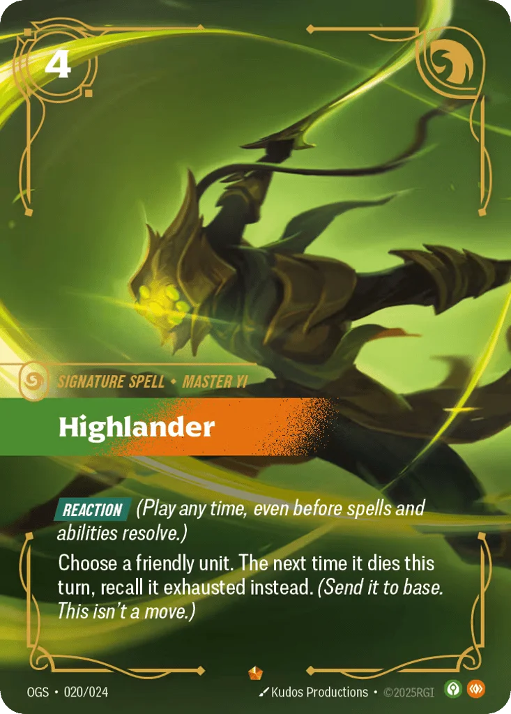 Highlander · Proving Grounds
