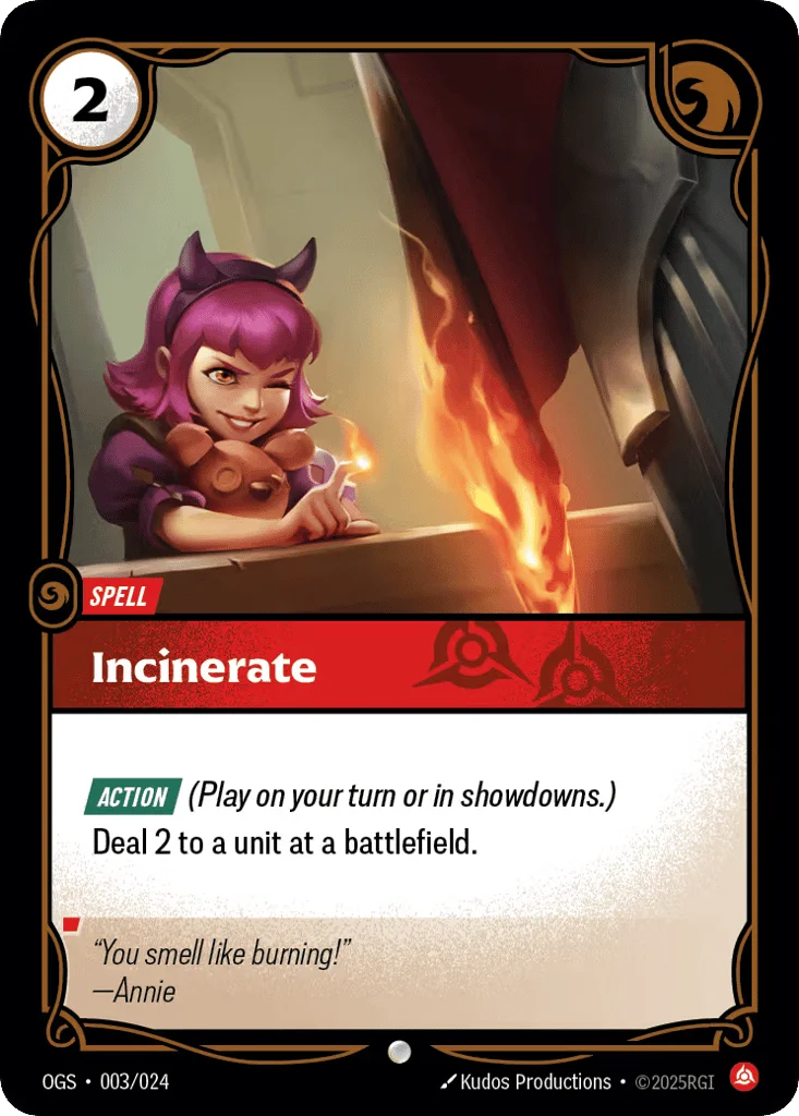 Incinerate · Proving Grounds