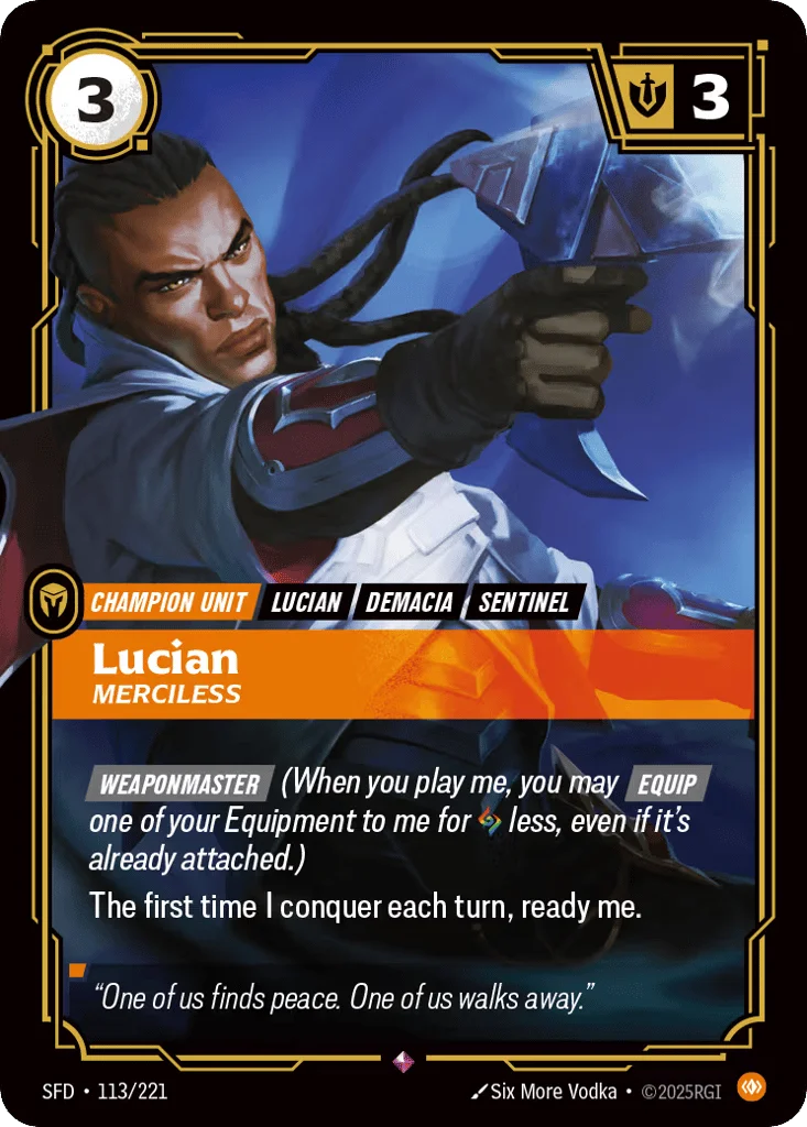 Lucian, Merciless · Spiritforged