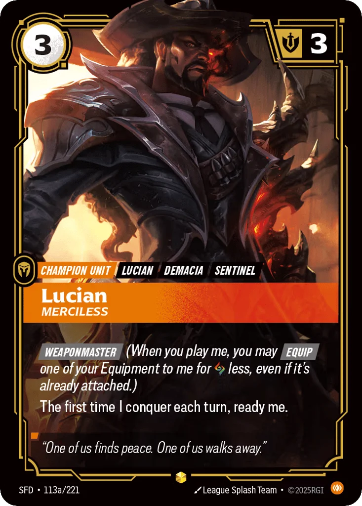 Lucian, Merciless · Spiritforged