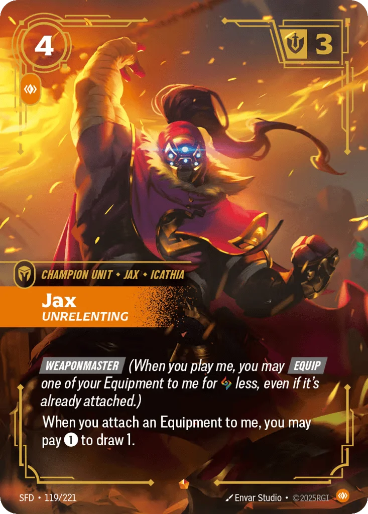 Jax, Unrelenting · Spiritforged