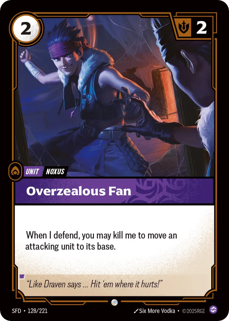 Overzealous Fan · Spiritforged