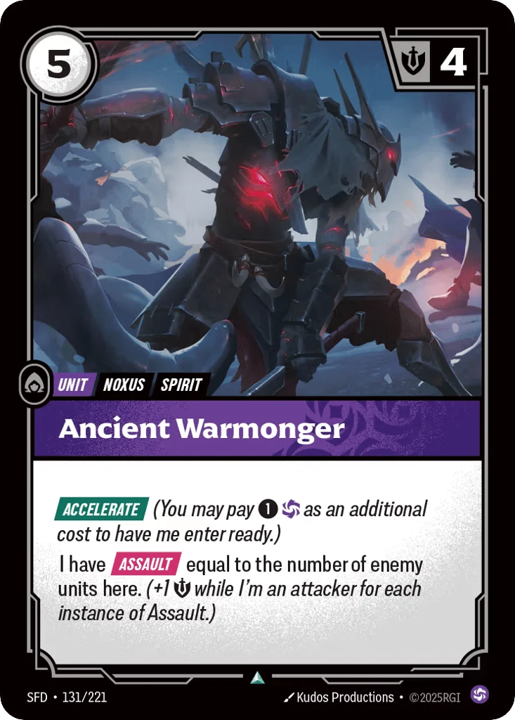 Ancient Warmonger · Spiritforged
