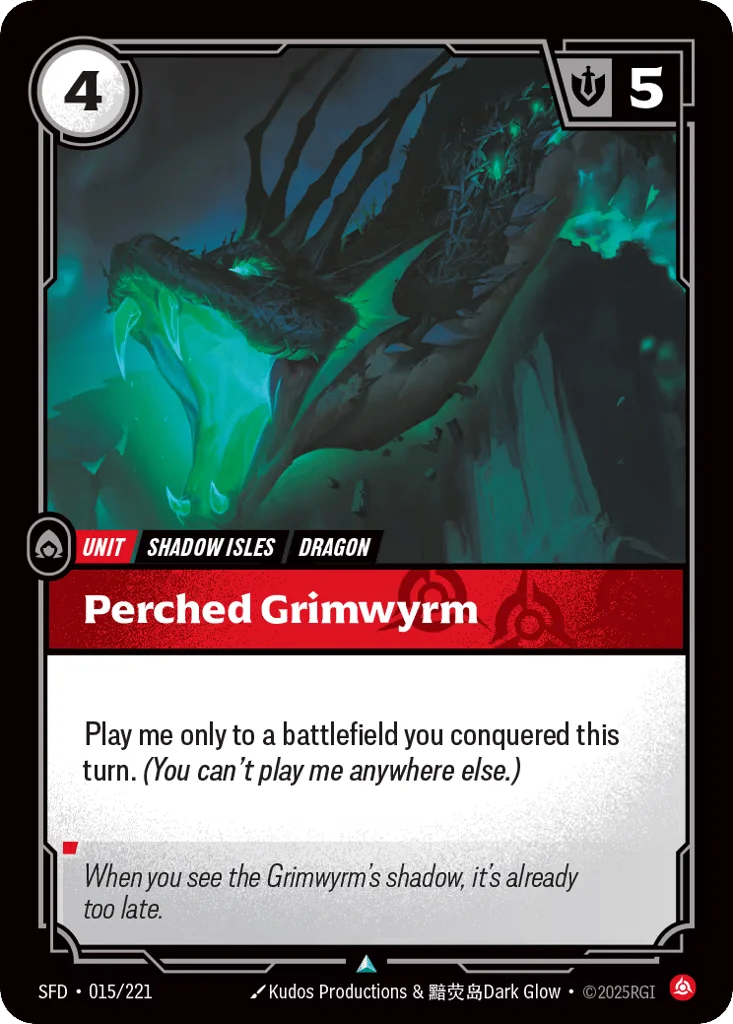 Perched Grimwyrm · Spiritforged