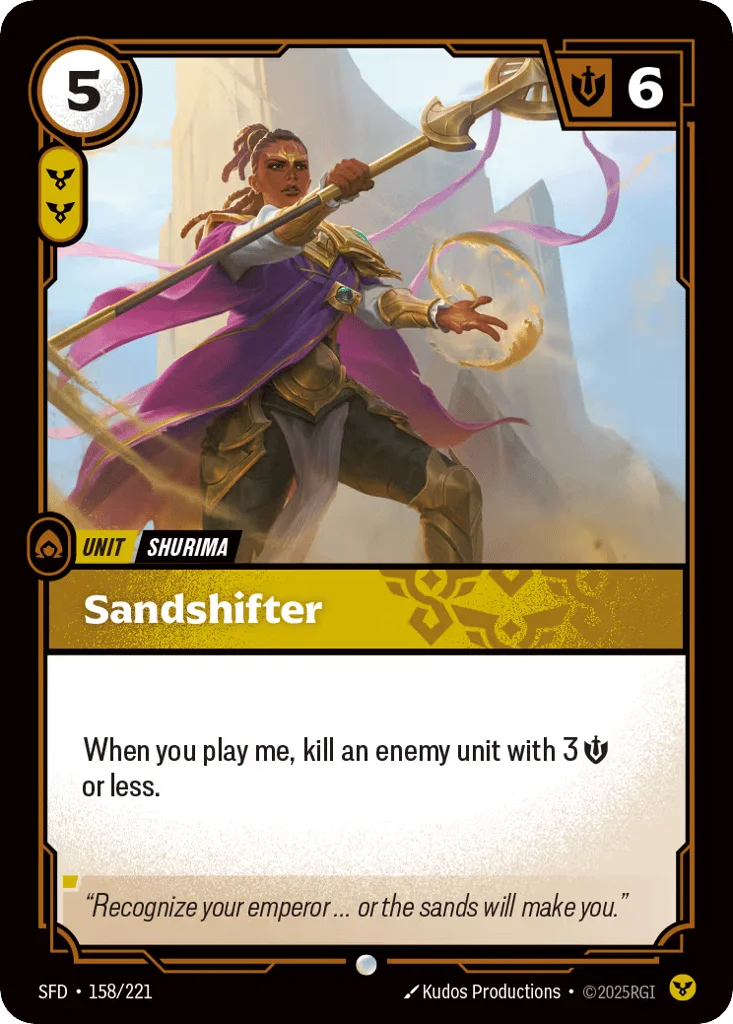 Sandshifter · Spiritforged