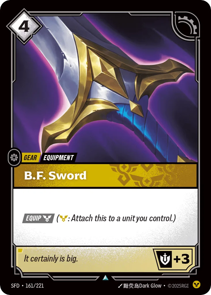 B.f. Sword · Spiritforged