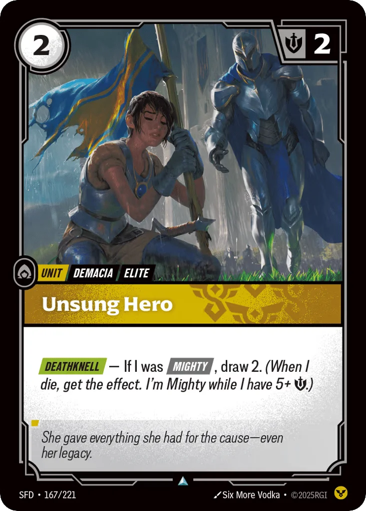 Unsung Hero · Spiritforged