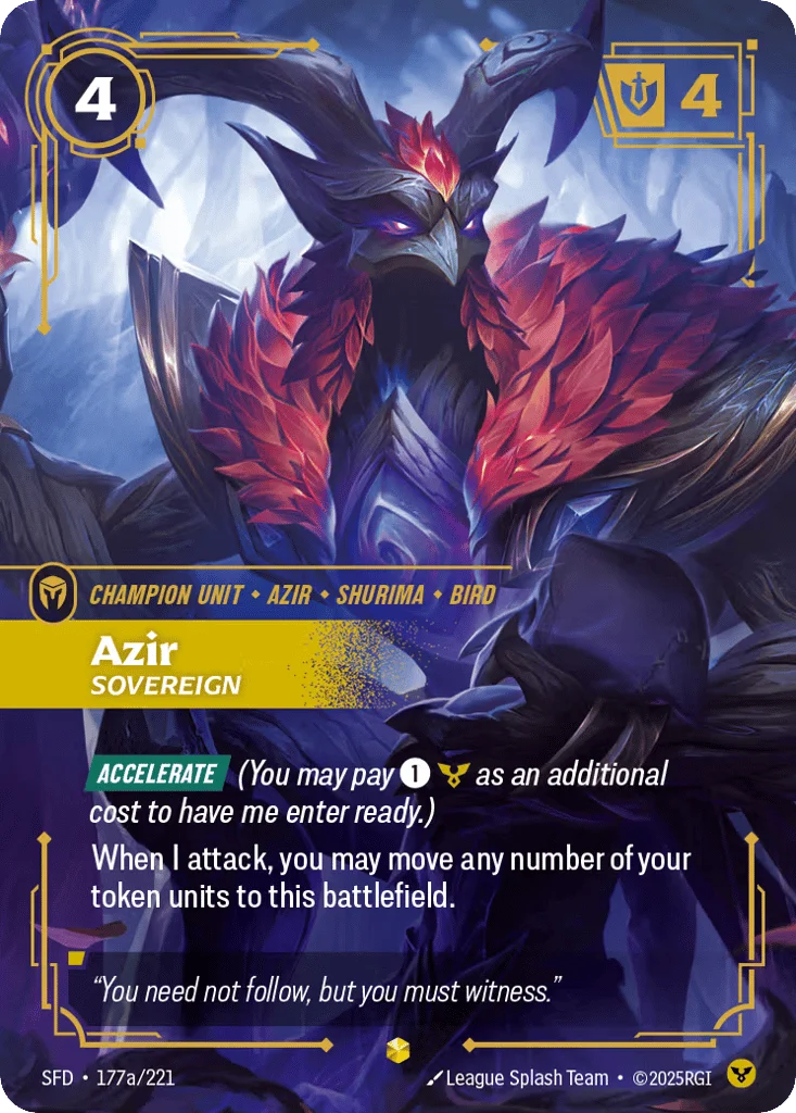 Azir, Sovereign · Spiritforged