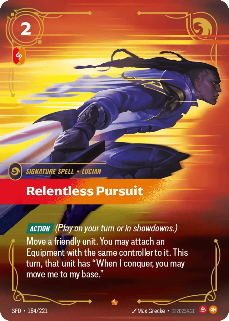 Relentless Pursuit · Spiritforged
