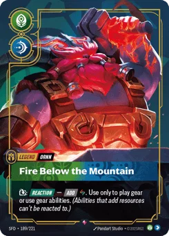 Fire Below The Mountain
