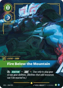 Fire Below The Mountain