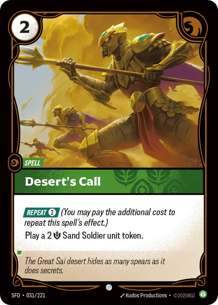 Desert's Call · Spiritforged