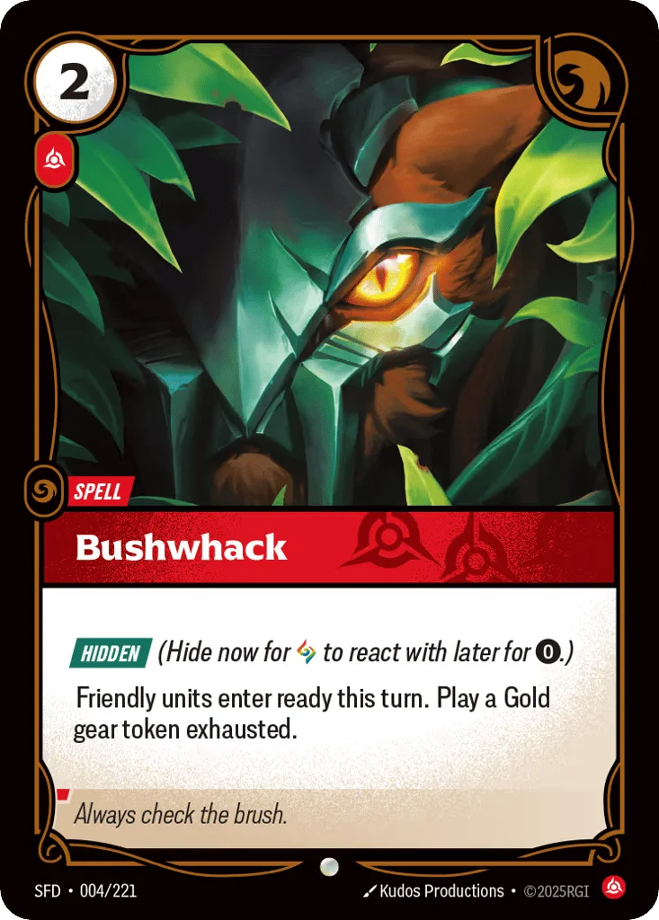 Bushwhack · Spiritforged