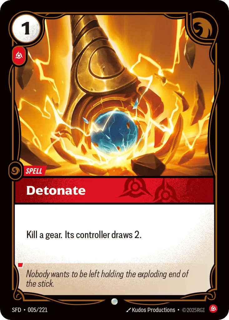 Detonate · Spiritforged