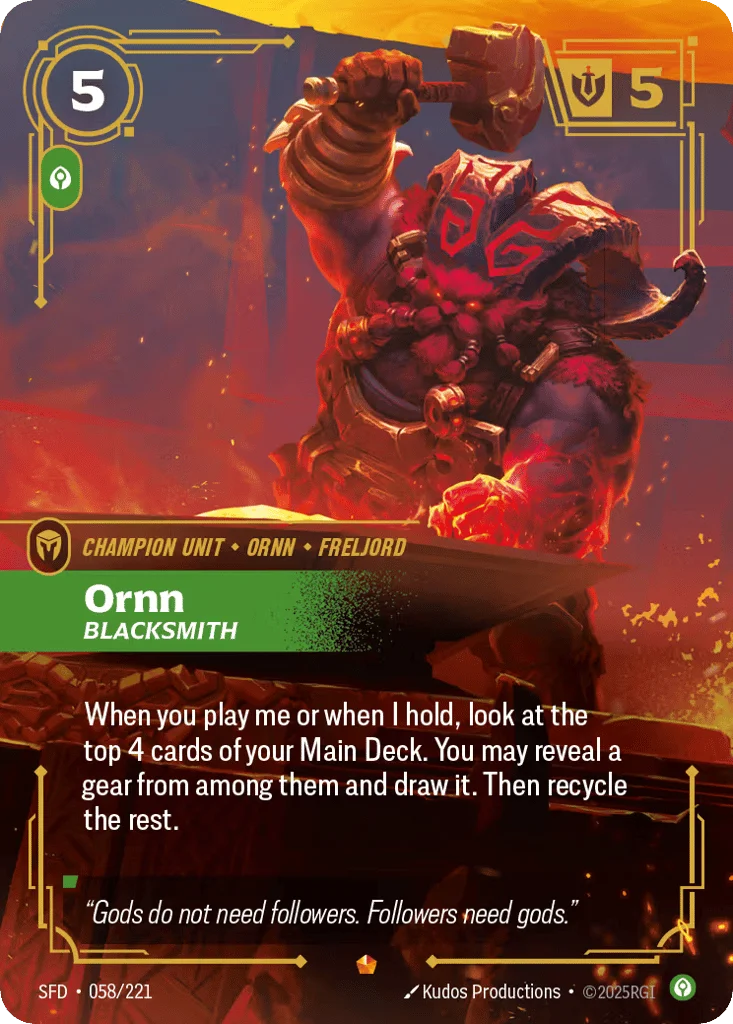 Ornn, Blacksmith · Spiritforged
