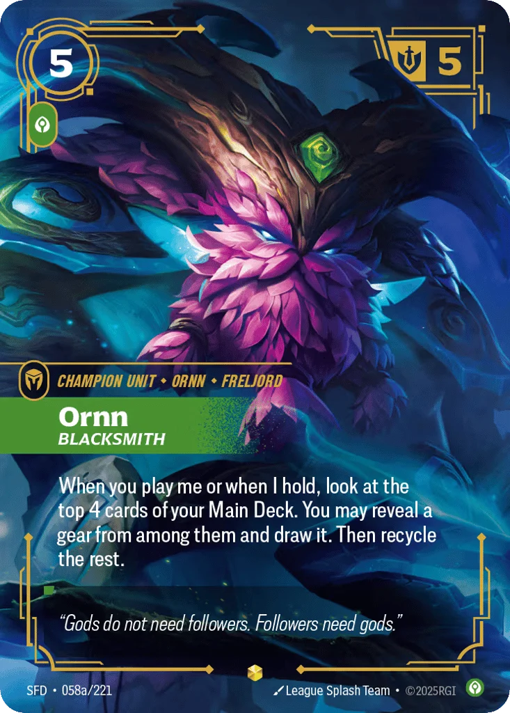 Ornn, Blacksmith · Spiritforged