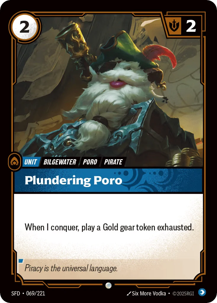 Plundering Poro · Spiritforged
