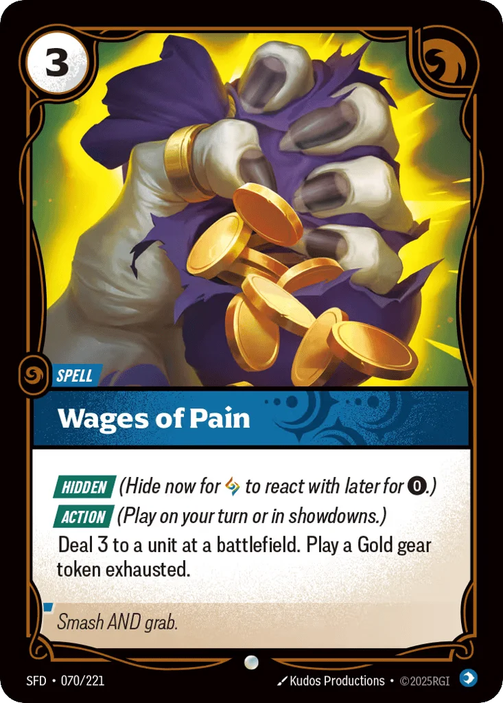 Wages Of Pain · Spiritforged
