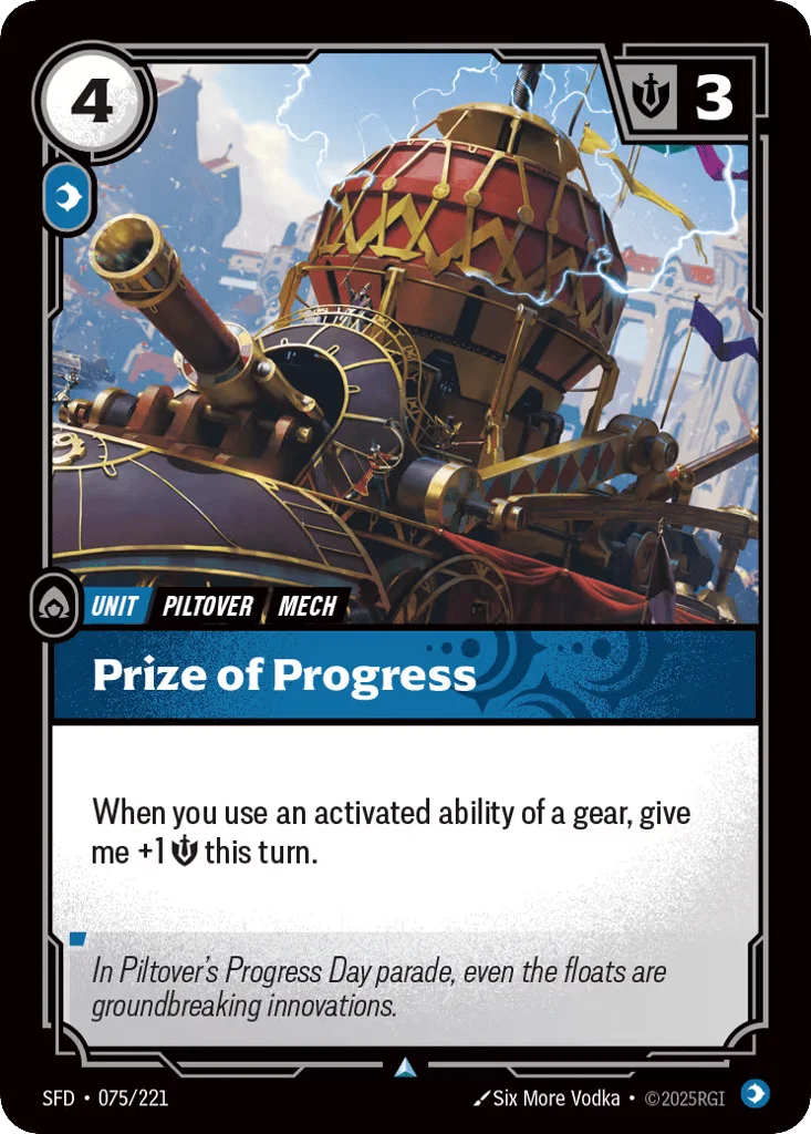 Prize Of Progress · Spiritforged