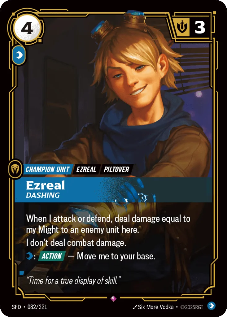 Ezreal, Dashing · Spiritforged