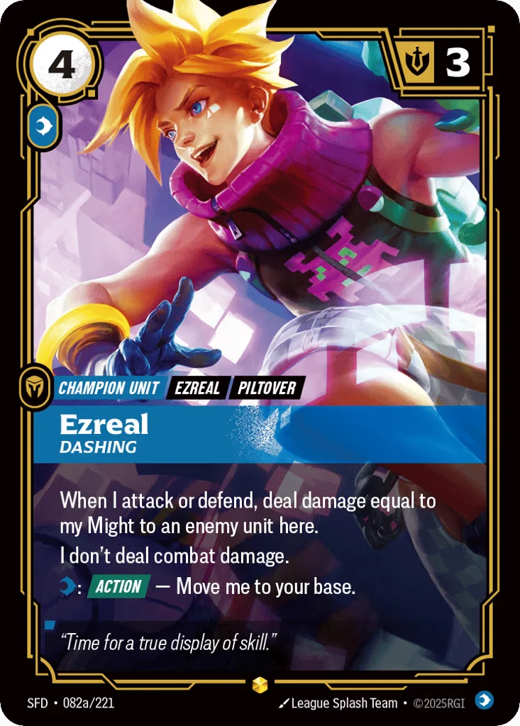Ezreal, Dashing · Spiritforged