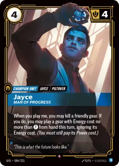 Jayce, Man Of Progress