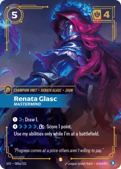 Renata Glasc, Mastermind