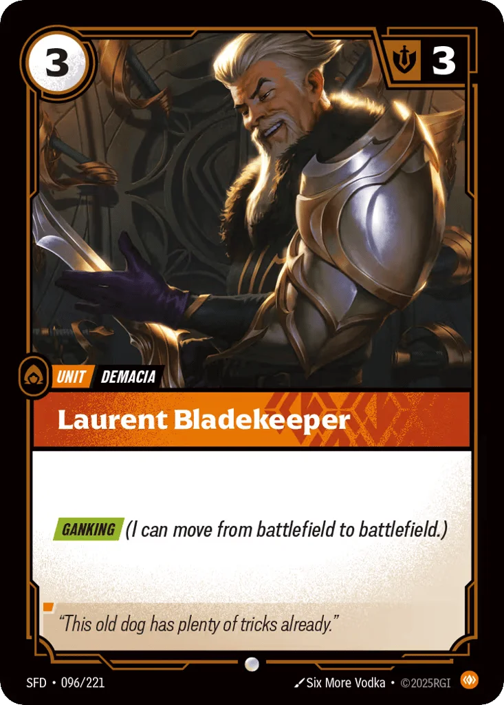 Laurent Bladekeeper · Spiritforged