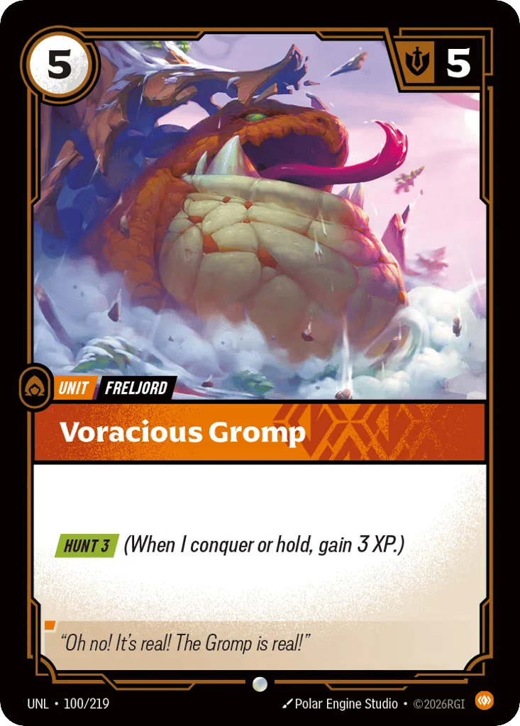 Voracious Gromp · Unleashed