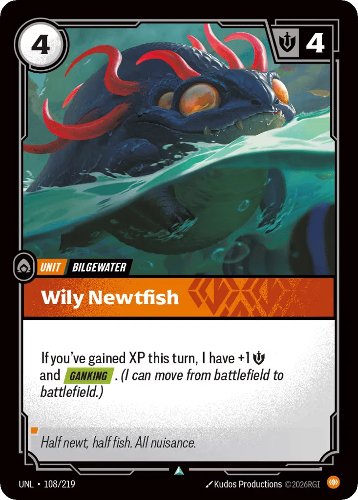 Wily Newtfish · Unleashed