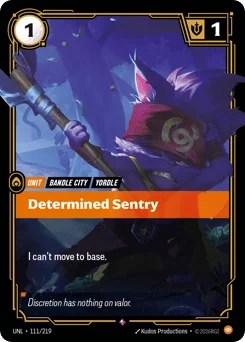 Determined Sentry