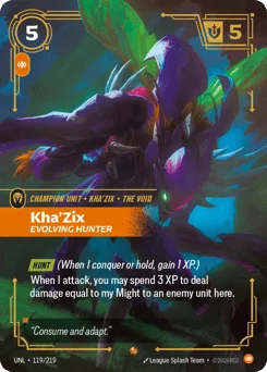 Kha'zix, Evolving Hunter