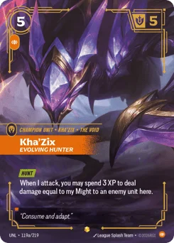 Kha'zix, Evolving Hunter