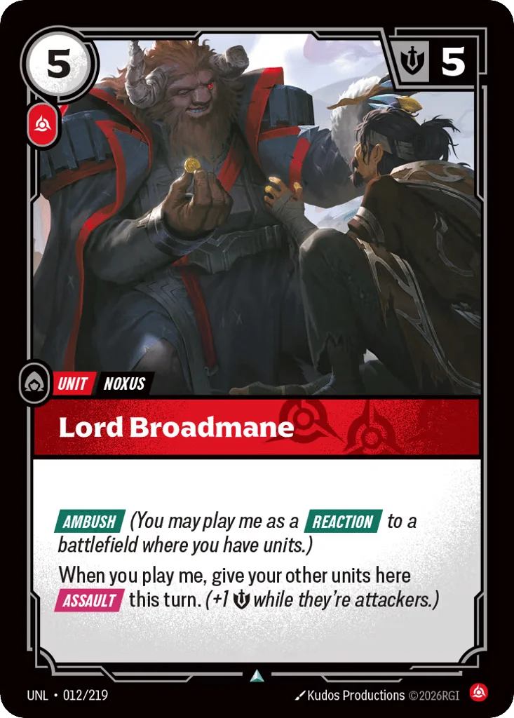 Lord Broadmane · Unleashed