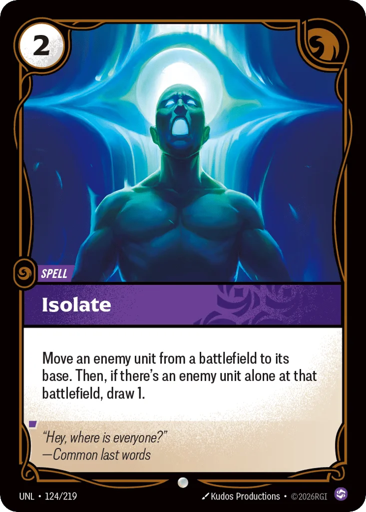 Isolate · Unleashed