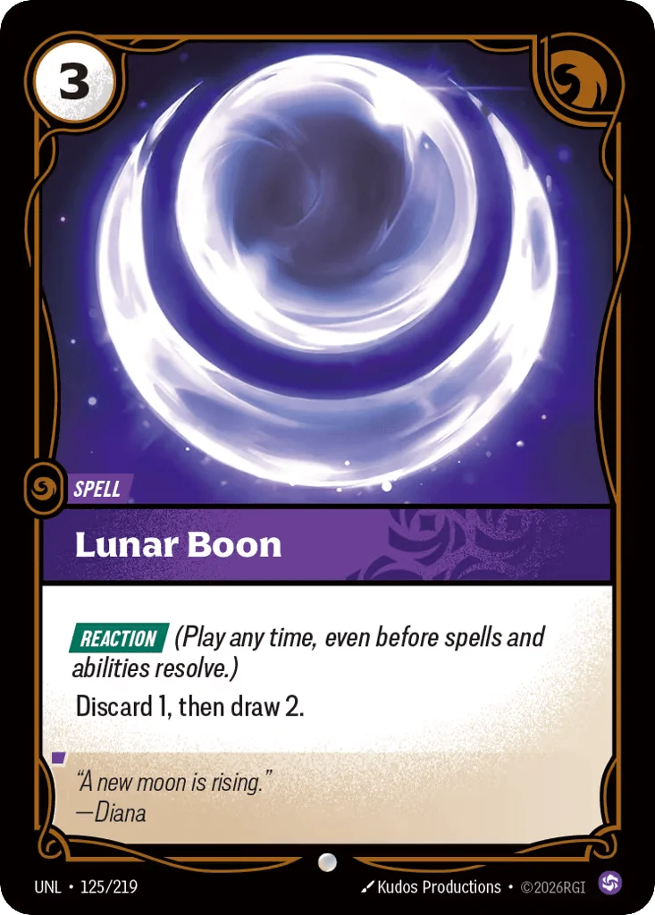 Lunar Boon · Unleashed