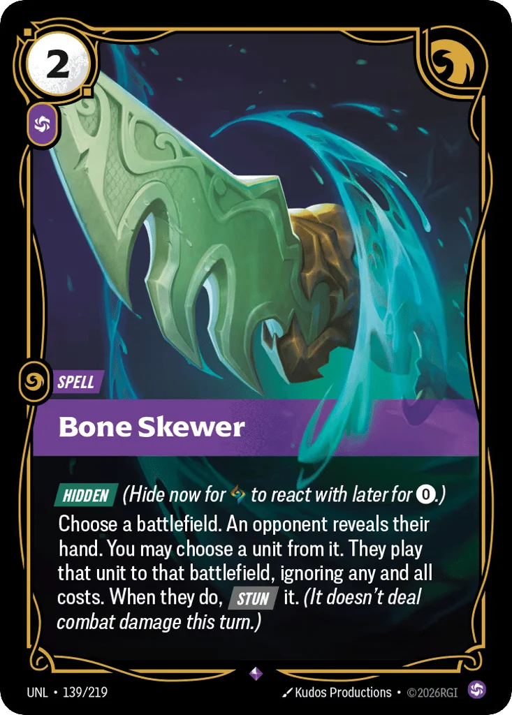 Bone Skewer · Unleashed