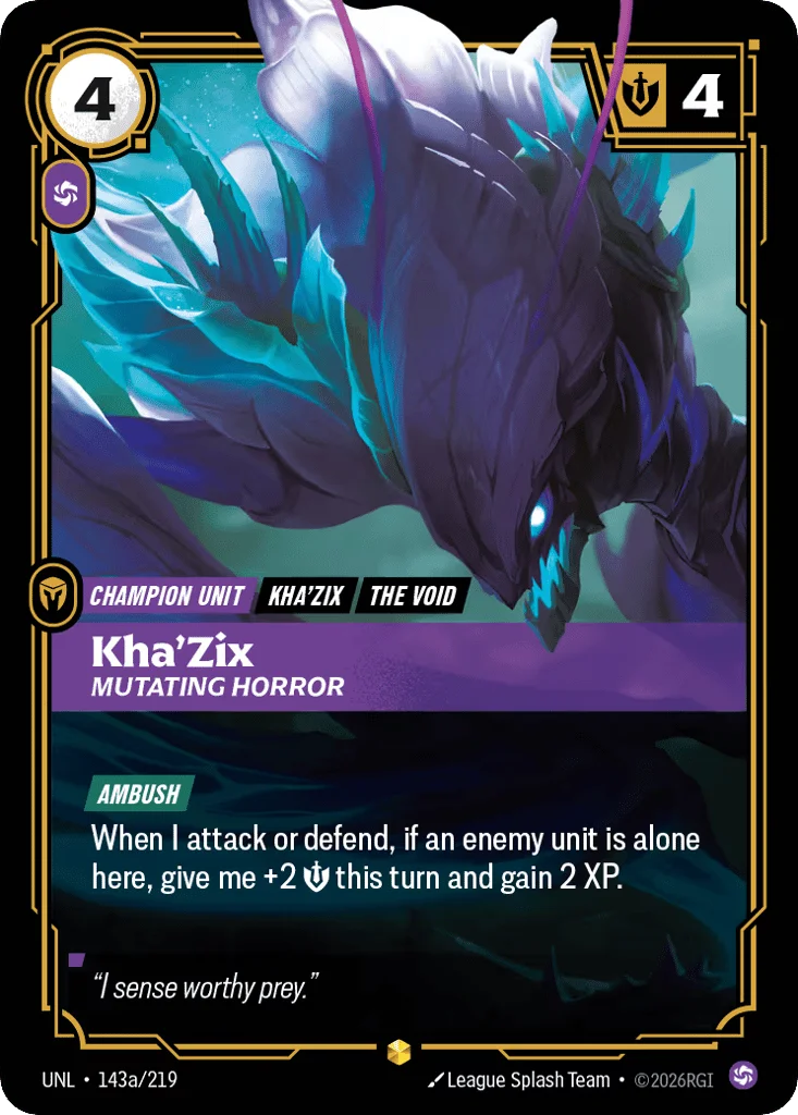 Kha'zix, Mutating Horror · Unleashed