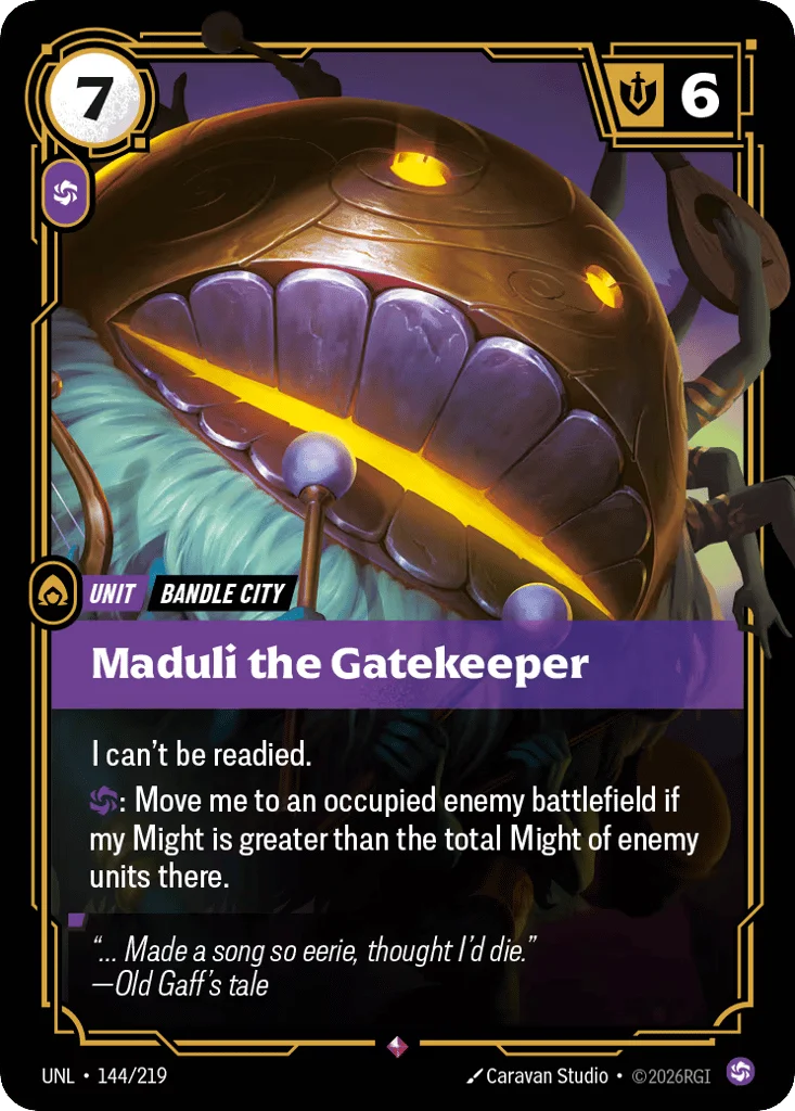 Maduli The Gatekeeper · Unleashed