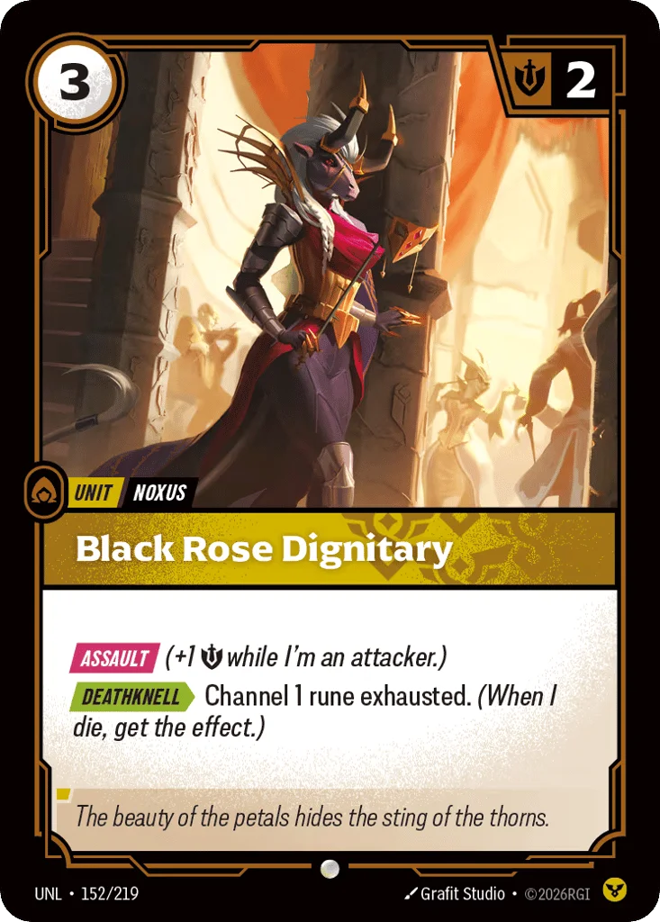 Black Rose Dignitary · Unleashed