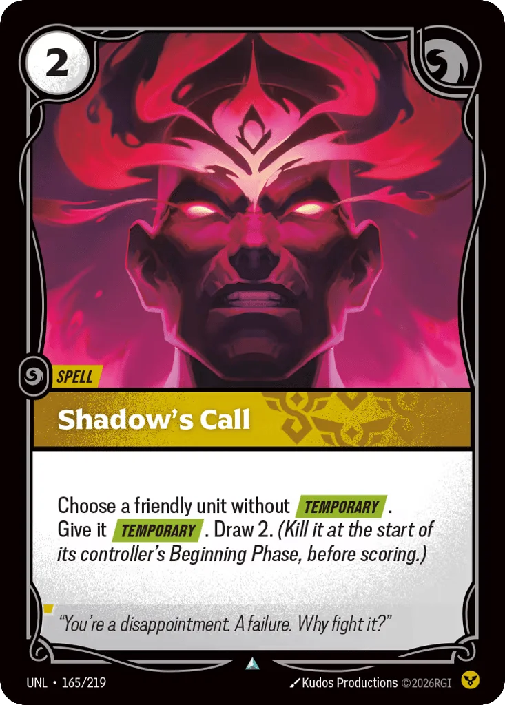 Shadow's Call · Unleashed